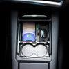 Wireless Phone Charging Organizer with Cup Holder for Tesla Pre-refresh Model S / X