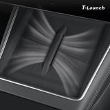 Silicone Center Console Wireless Charging Mat for Tesla Model Y L 2026+