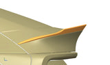Side design sketch of the Model Y carbon fiber spoiler (YL OEM style)
