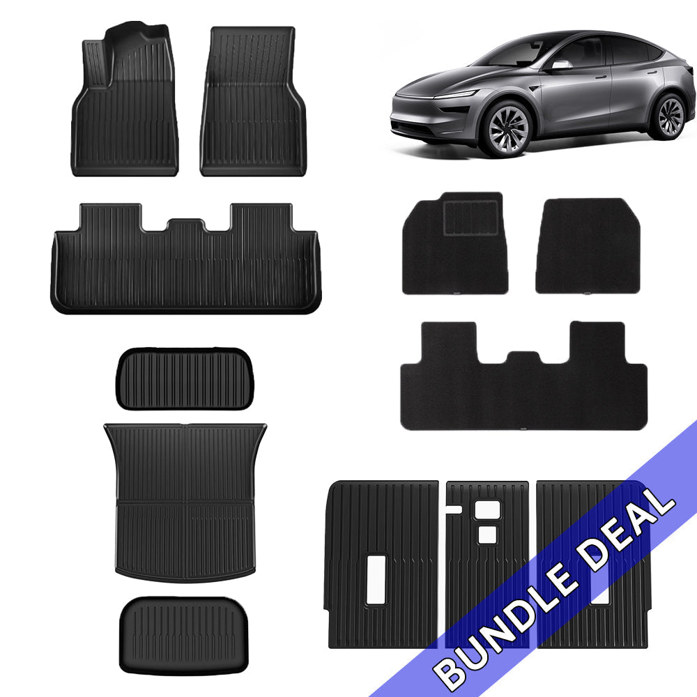 Tessgo All-Weather Floor Mats & Liners Full Set for Tesla Model Y Juniper 2025+