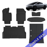 Bundle: Cybertruck Floor Mats & Bed Liners Full Set (6 PCS)
