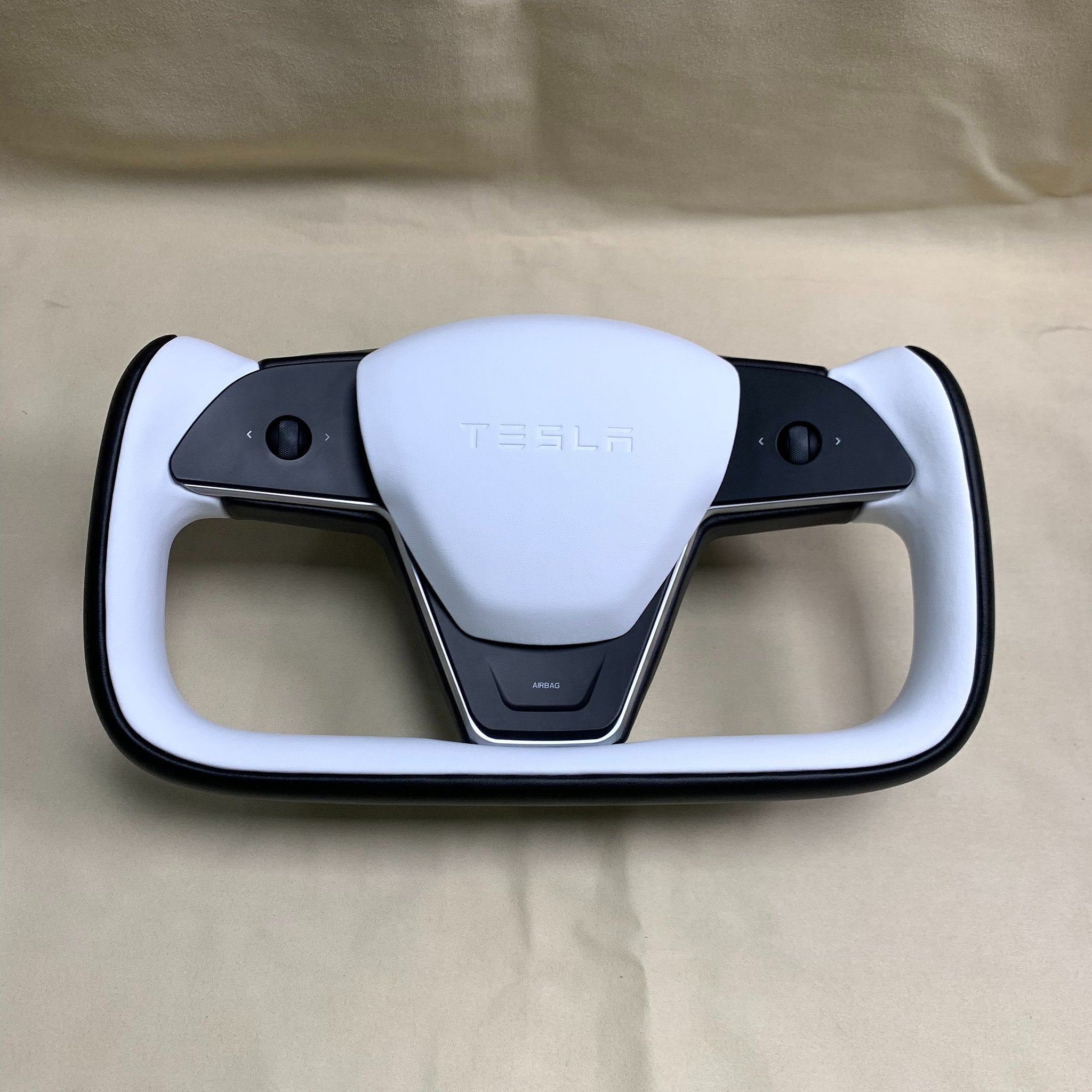 Yoke-Inspired Steering Wheel for Tesla Model 3 & Y