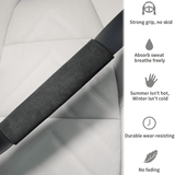 Alcantara Removable Seat Belt Cover for Model 3/Y/S/X/Cybertruck - T-Launch