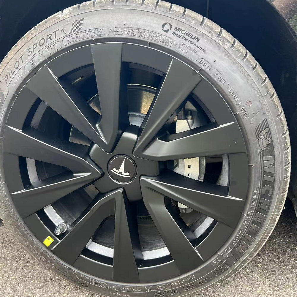 Tessgo Tesla Model 3 Wheel Cover 18 Inch Hubcap Inspired by Model 3 Sport Wheels Exterior Accessories Upgrade 2021-2023.10