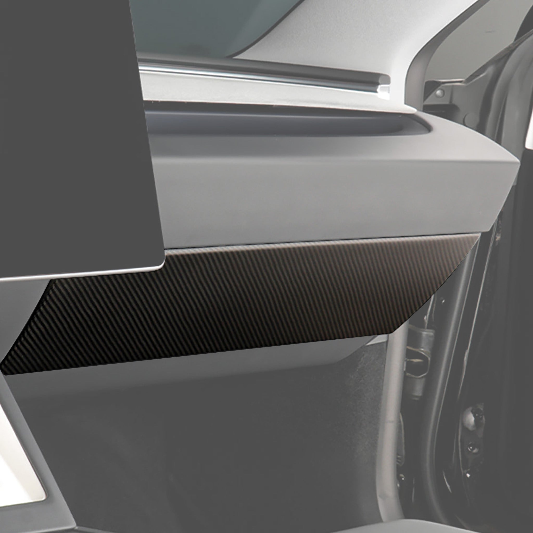 Carbon fiber Glove box covers for Tesla Model 3 highland