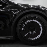 DIY Tesla Model 3/Y Custom Graphic Aerodisc Wheel Covers 4PCS 18/19/20Inch Full Coverage