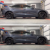 Tesla Model 3 Arachnid Wheel Cover 4PCS Tessgo 18 Inch Sport Model S Plaid Version Wheel Cap Matte 2017-2023 Year