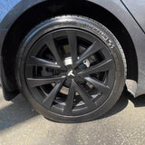 TESSGO Model 3 18 inch Arachnid Wheel Covers Replacement Wheel Cap 2017-2023 Model 3 Matte 4PCS