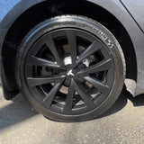 Tessgo Model 3 18 inch Arachnid Wheel Covers Replacement Wheel Cap 2017-2023 Model 3 Matte 4PCS