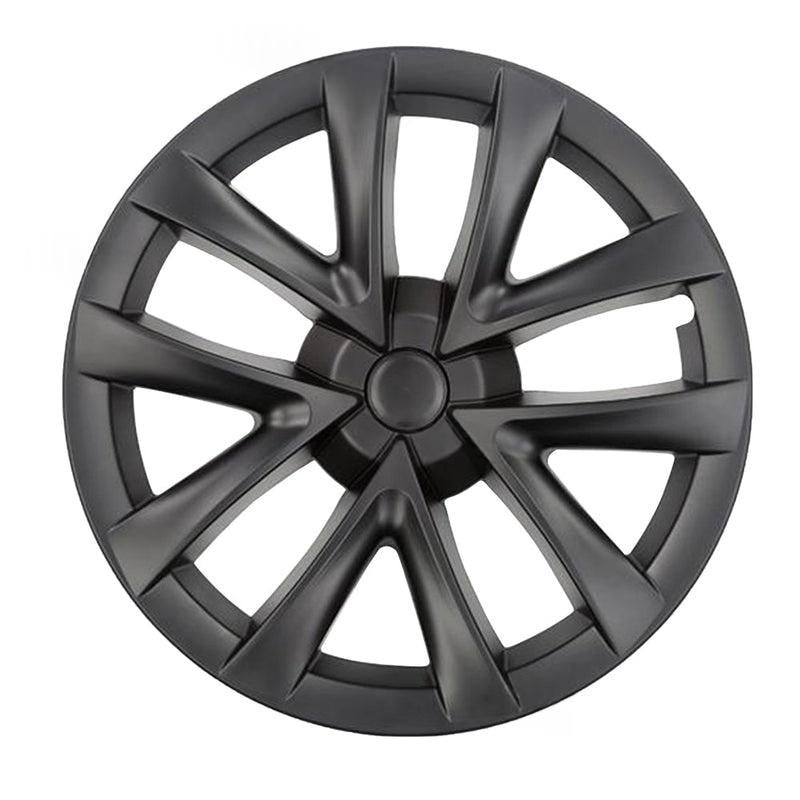 Arachnid Style 18" Wheel Covers for Model 3 2017–2023 Matte Black Set of 4