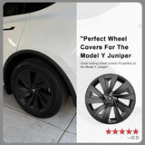 Spiral Aero 19" Wheel Covers for Model Y Juniper 2025.03+