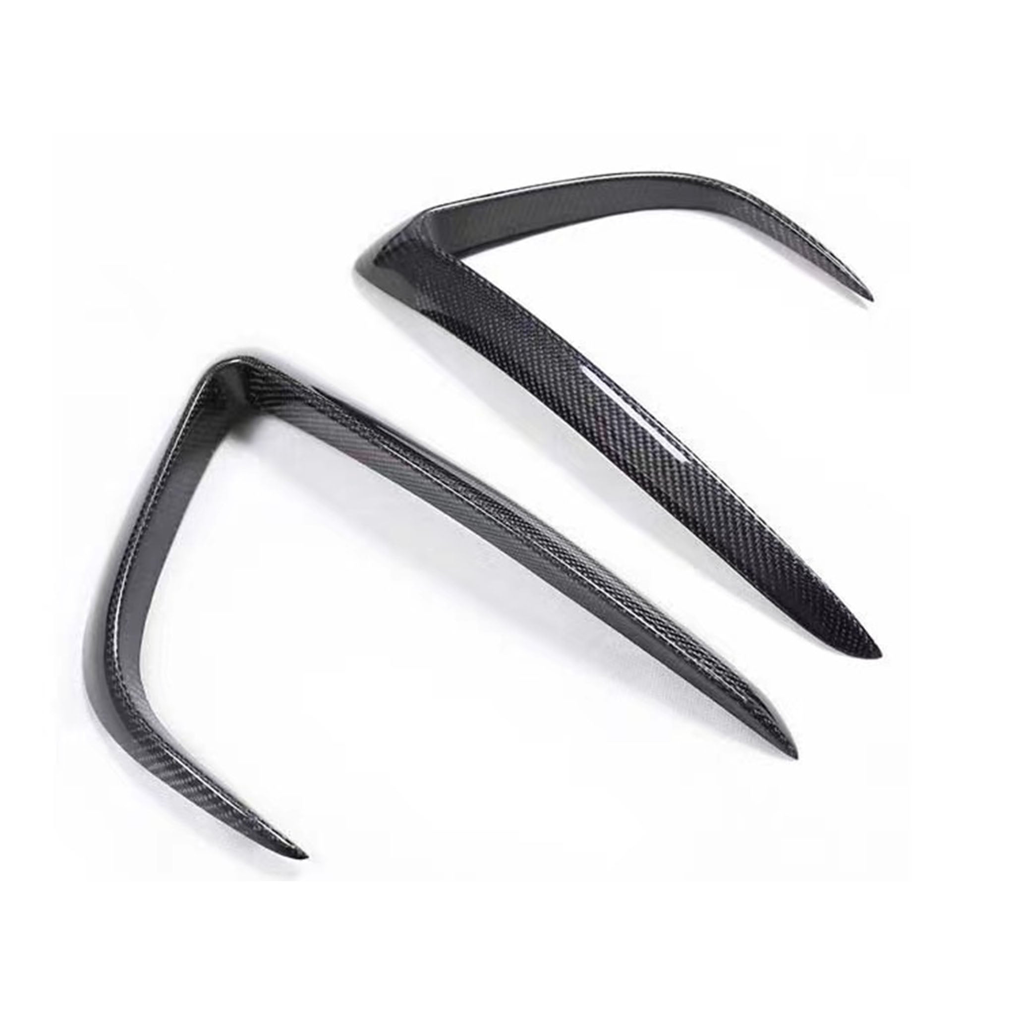 Real Carbon Fiber Fog Light Trim for Tesla Model 3&Y-Teego