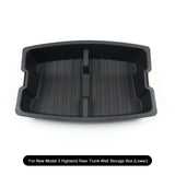 Rear Trunk Well Storage Organizer Boxes for Tesla Model 3 Highland 2024+