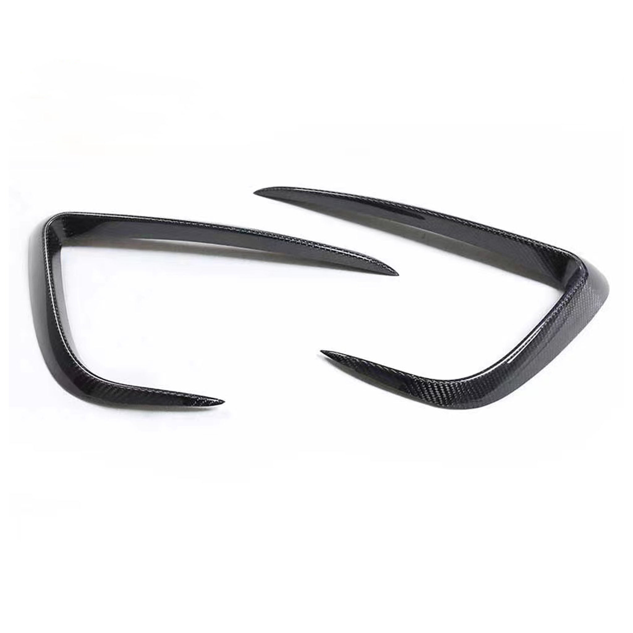 Real Carbon Fiber Fog Light Trim for Tesla Model 3&Y-Teego