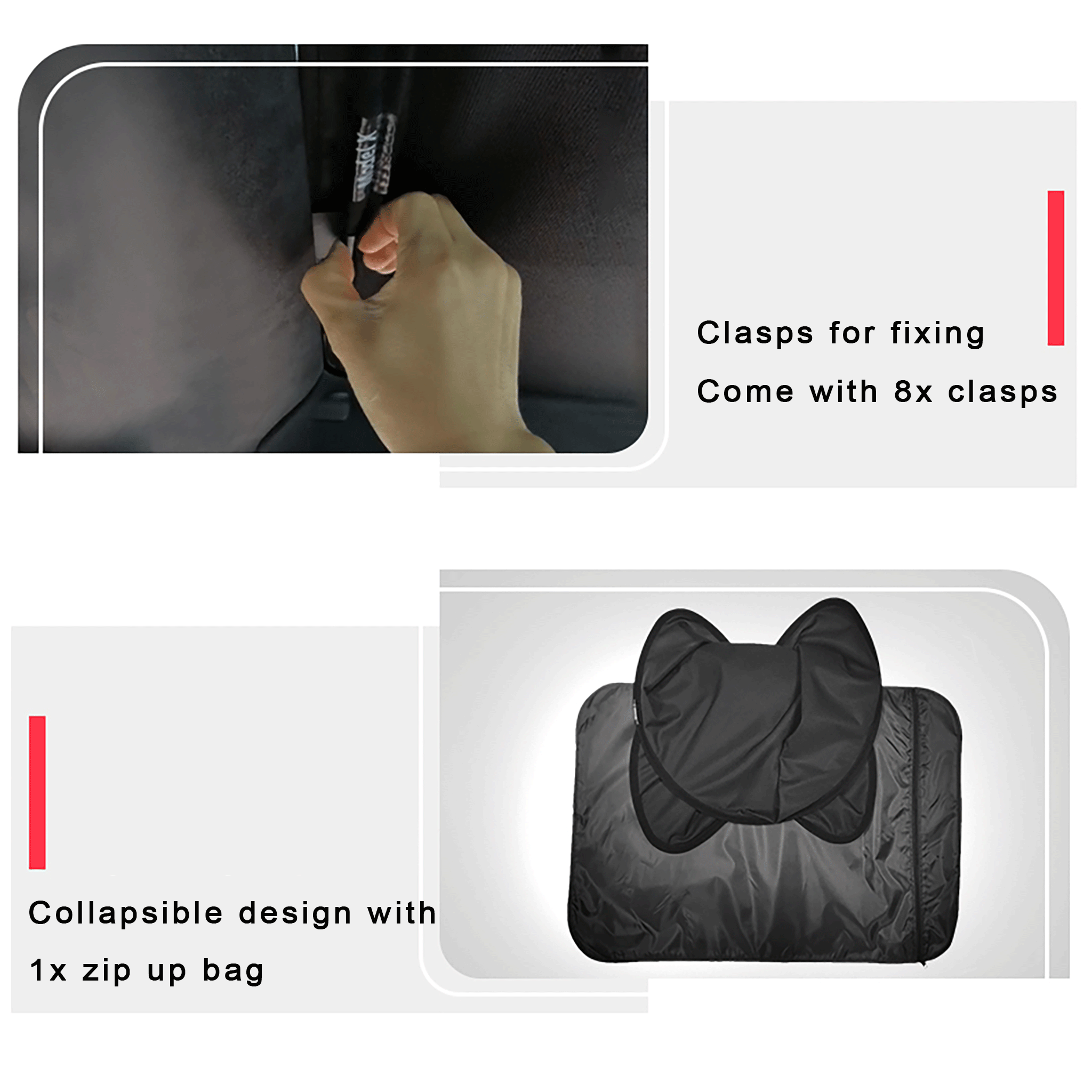 Roof Sunshade For Tesla Model X Pre-refresh & Newer 2016-2025+