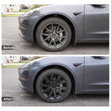 18" Matte Black Aero Style Wheel Covers for Model 3 2017–2023 4PCS