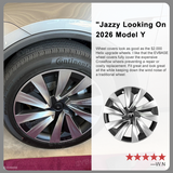 Tessgo "Vortex-Aero" 19" Spiral Style Wheel Covers for Tesla Model Y Juniper