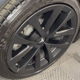 Tessgo Model 3 18 inch Arachnid Wheel Covers Replacement Wheel Cap 2017-2023 Model 3 Matte 4PCS