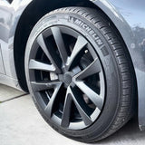 18-inch Arachnid-style wheel covers for Model 3 Highland