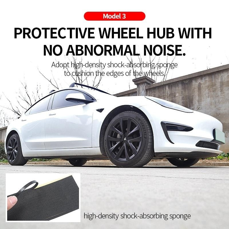 18-inch Arachnid-style wheel covers for Model 3 Highland