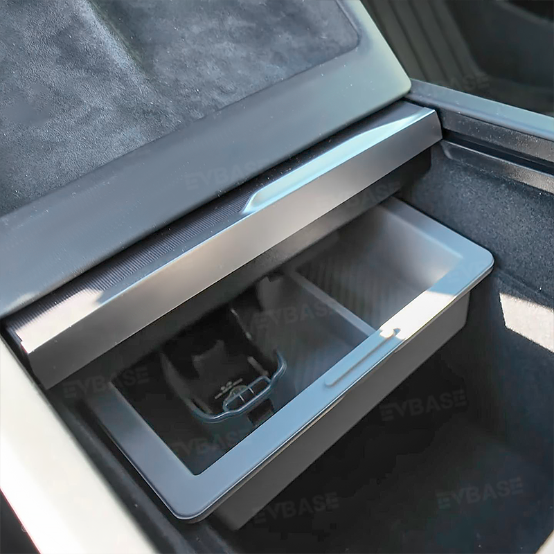 Model 3 Highland Storage Box Double Layer Center Console Organizer Tray Silicone Liner