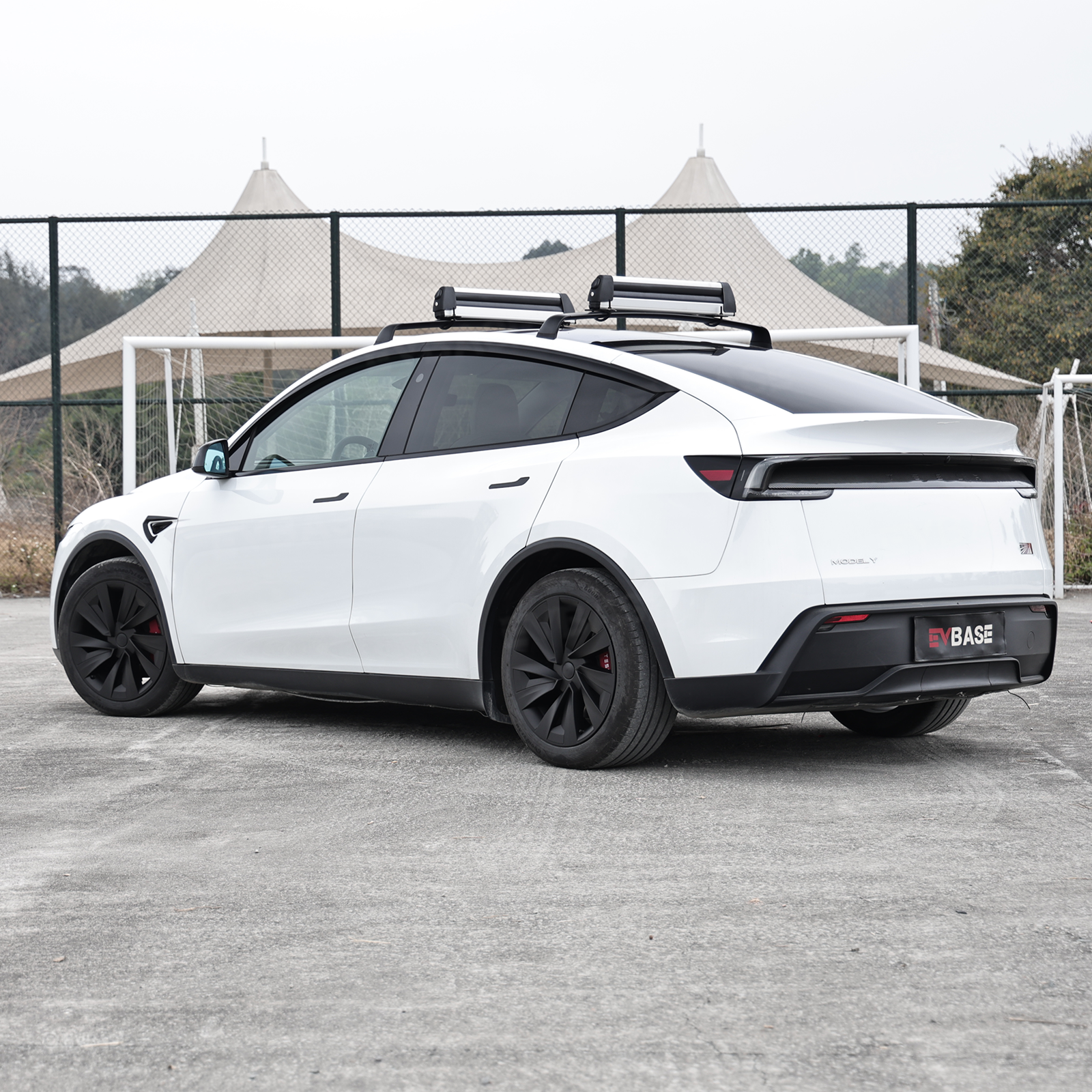Model Y Juniper Wheel Covers for 19 Inch Tesla Wheel Spiral Style Matte Black Aero Tesla Hub Caps 4PCS