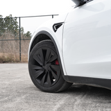 Model Y Juniper Wheel Covers for 19 Inch Tesla Wheel Spiral Style Matte Black Aero Tesla Hub Caps 4PCS