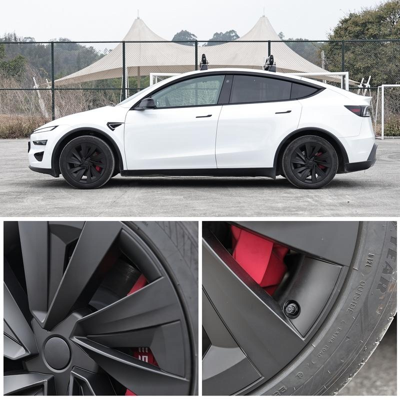 Spiral Aero 19" Wheel Covers for Model Y Juniper 2025.03+