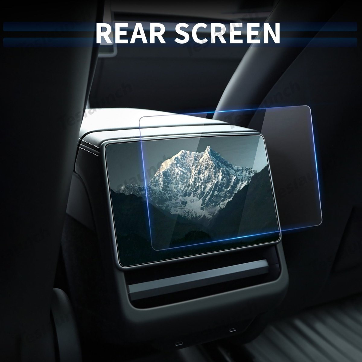 16" Front & Rear 9H Tempered Glass Screen Protector for Tesla Model YL 2026+