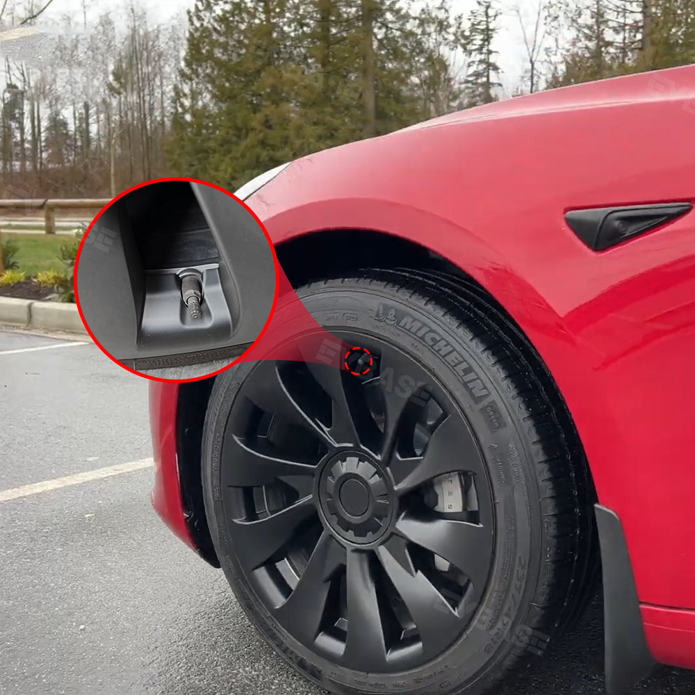 Model 3 18 inch Überturbine Wheel Cover For Tesla 3 18inch Aero Wheel Caps Matte 4PCS