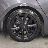 Arachnid Style 18" Wheel Covers for Model 3 2017–2023 Matte Black Set of 4