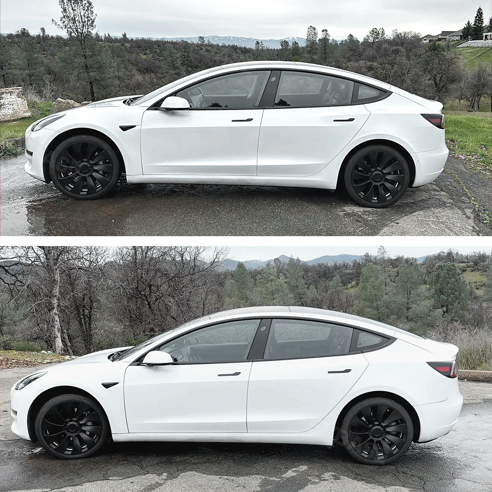 Tesla Model 3 18 Inch Hub Cap Replacement Model 3 Überturbine Wheel Caps Protector Cover Kit 4pcs