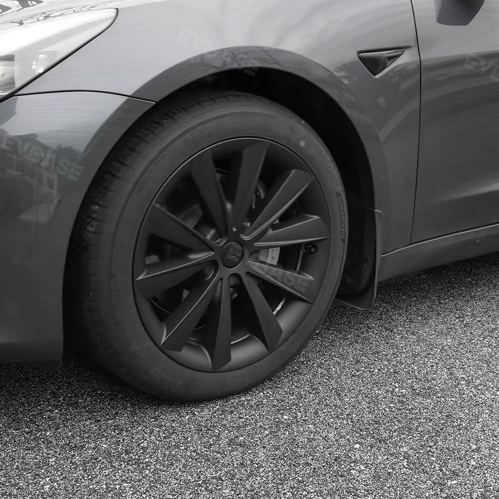 Tessgo Tesla Model 3 Wheel Cover Hubcaps 18 Inch Aero Wheel Covers Replacement 4PCS Matte Black (2017-2023 Year)