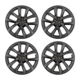 Tesla Model 3 Arachnid Wheel Cover 4PCS Tessgo 18 Inch Sport Model S Plaid Version Wheel Cap Matte 2017-2023 Year
