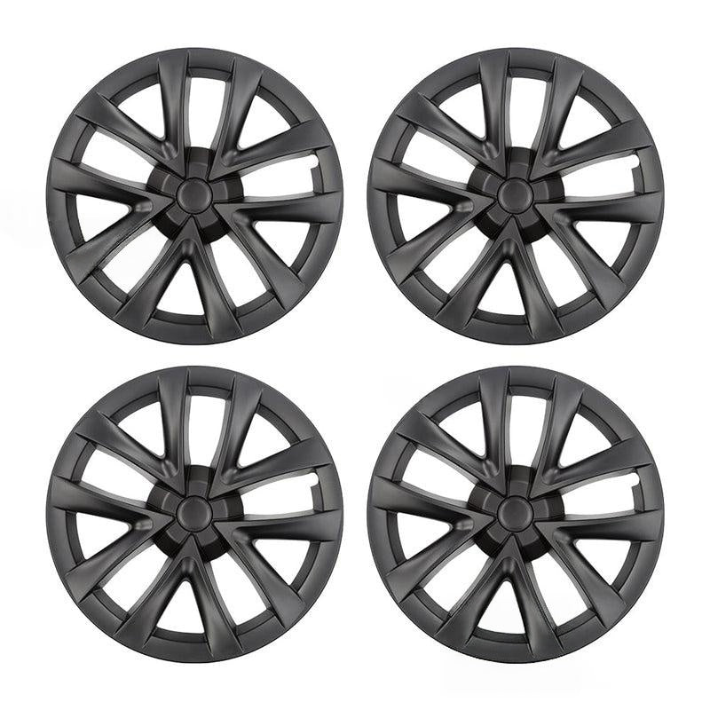 Tesla Model 3 Arachnid Wheel Cover 4PCS TESSGO 18 Inch Sport Model0 S Plaid Version Wheel Cap Matte 2017-2023 Year