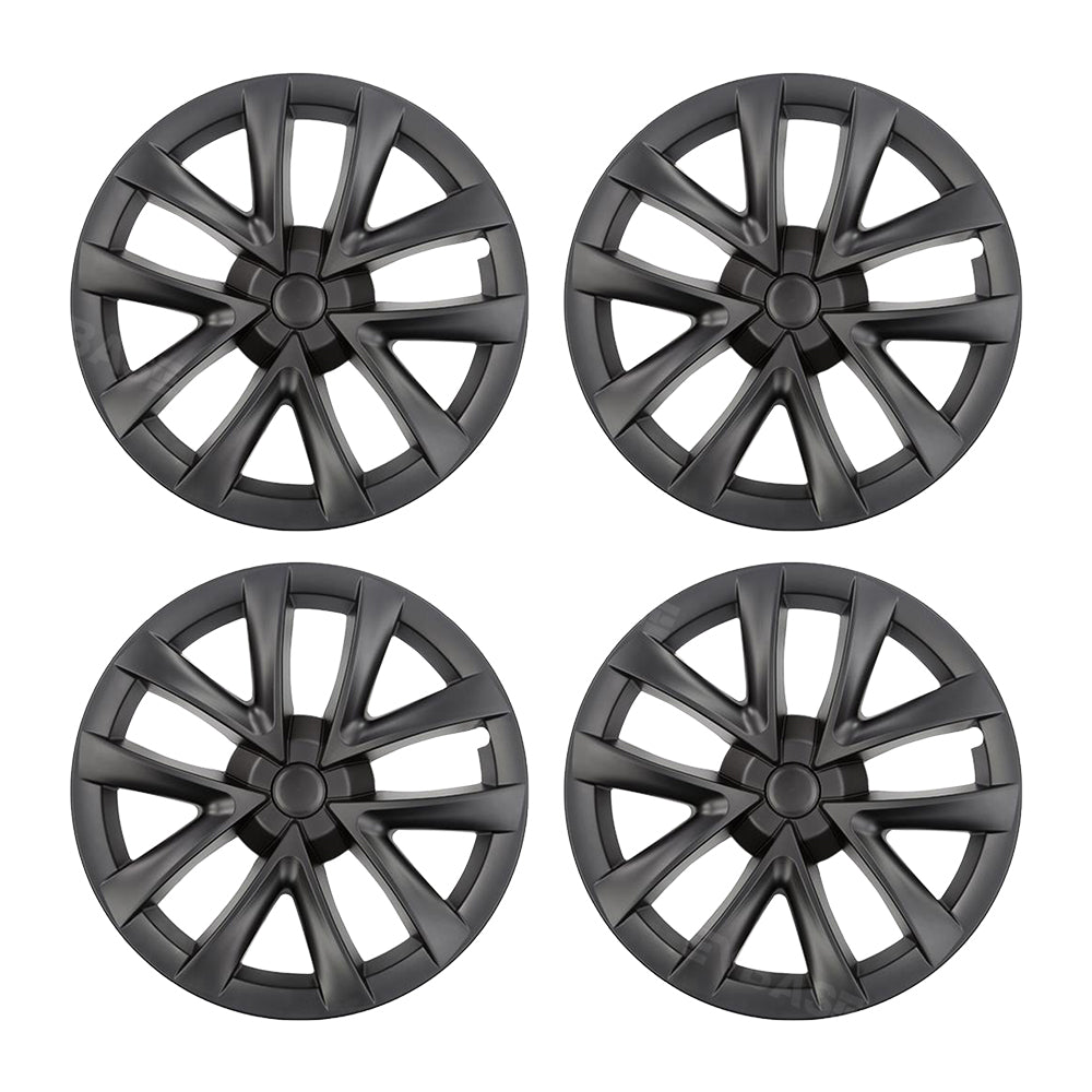Tessgo Tesla Model 3 Wheel Cover 18 inch Sport Model S Plaid Version Arachnid Wheel Cap 4PCS Matte 2017-2023 Year