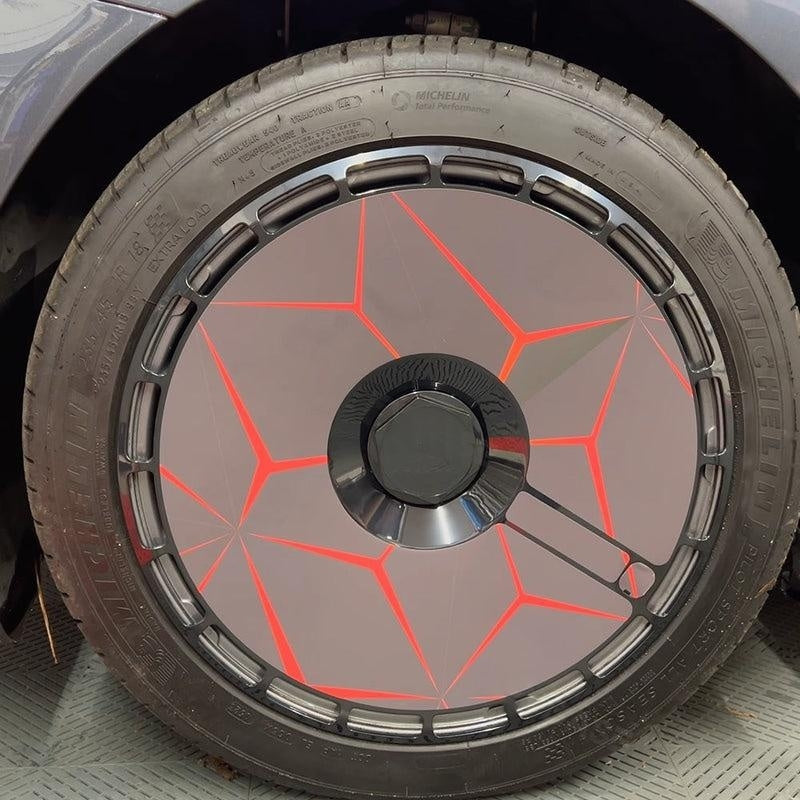 DIY Tesla Model 3/Y Custom Graphic Aerodisc Wheel Covers 4PCS 18/19/20Inch Full Coverage