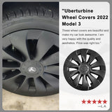 Tesla Model 3 18 Inch Hub Cap Replacement Model 3 Überturbine Wheel Caps Protector Cover Kit 4pcs