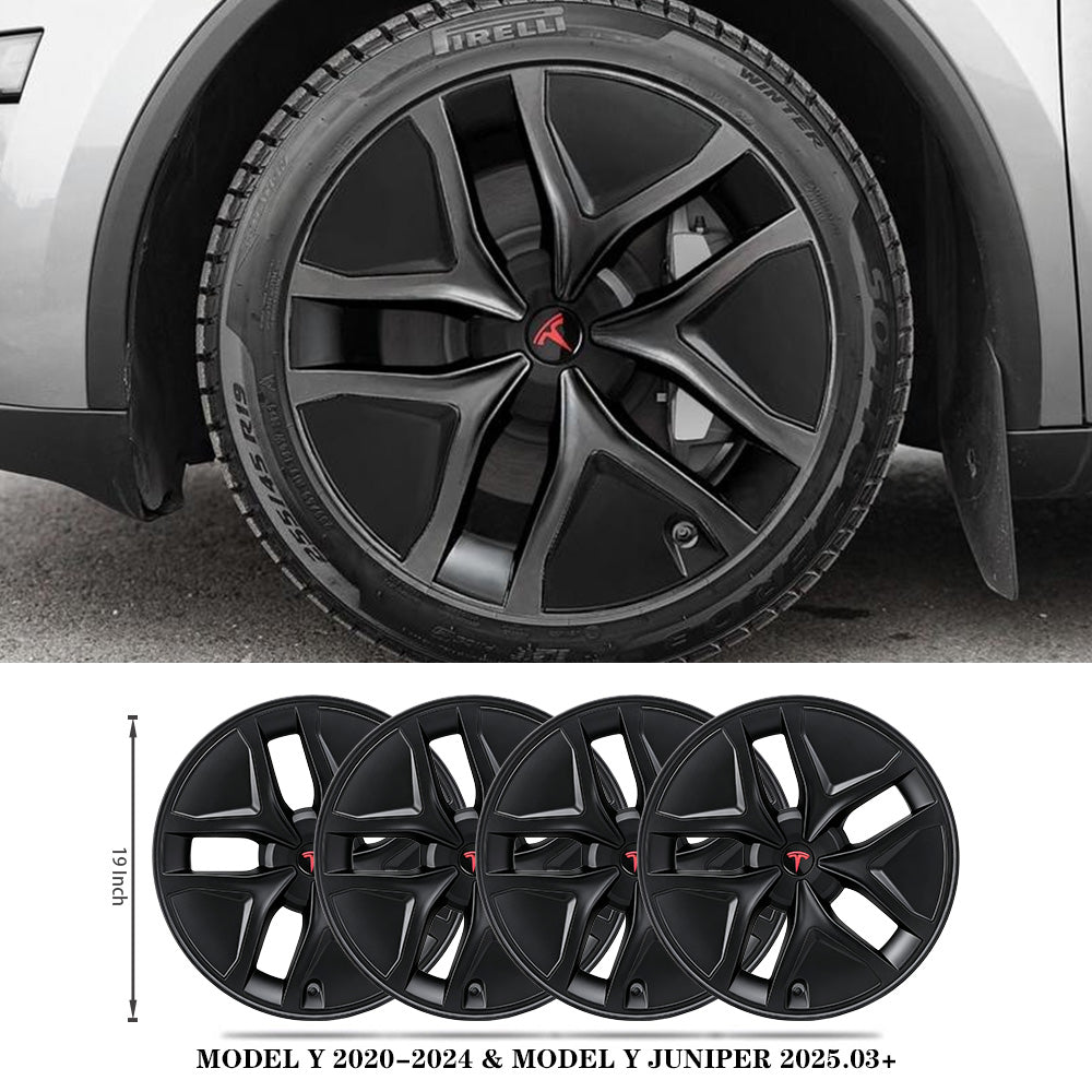 Model Y Juniper Wheel Covers 19 Inch Crossflow Wheels Hubcaps Inspired By Model Y Performance