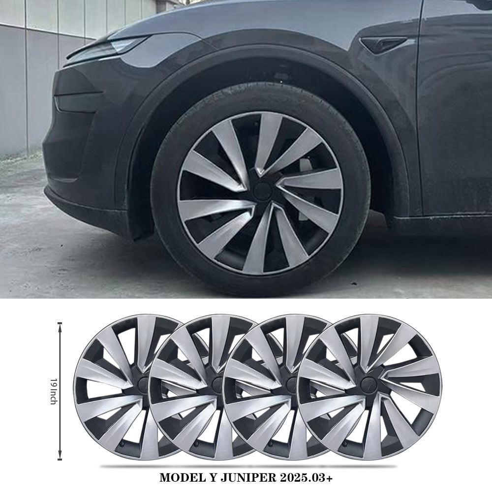 "Vortex-Aero" 19" Spiral Style Wheel Covers for Tesla Model Y Juniper