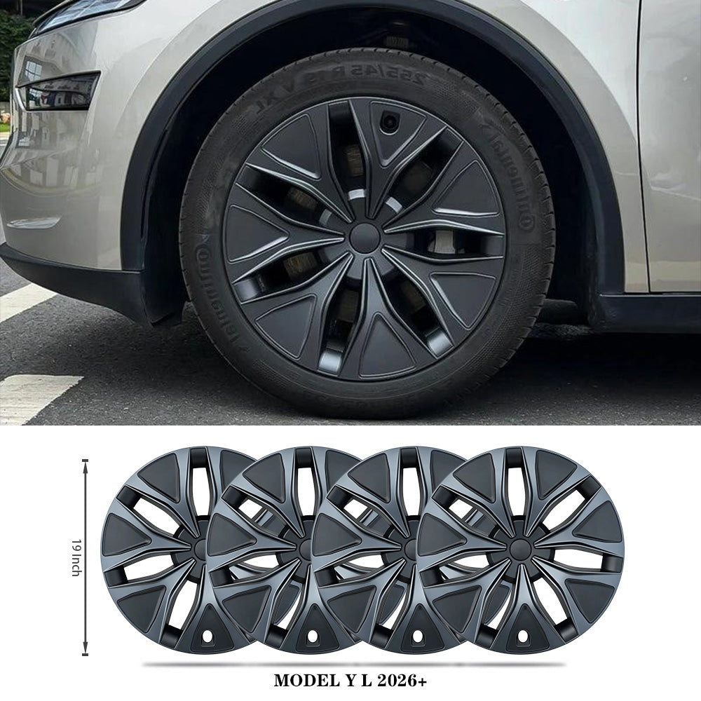 19'' Arachnid 2.0 Style Hubcaps Wheel Covers for Tesla Model Y L 2026+