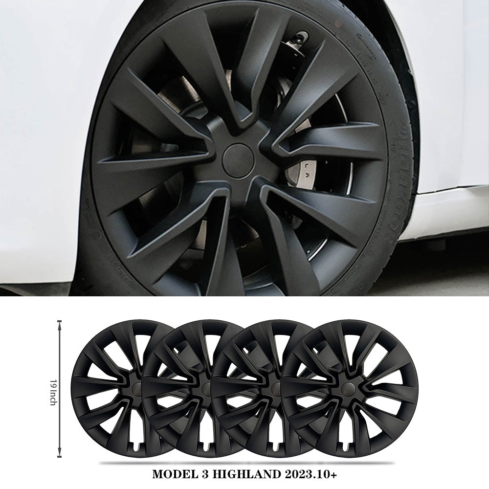 TESSGO Wheel Cover for Tesla New 2024 Model 3 Highland 19‘’ Nova Wheels