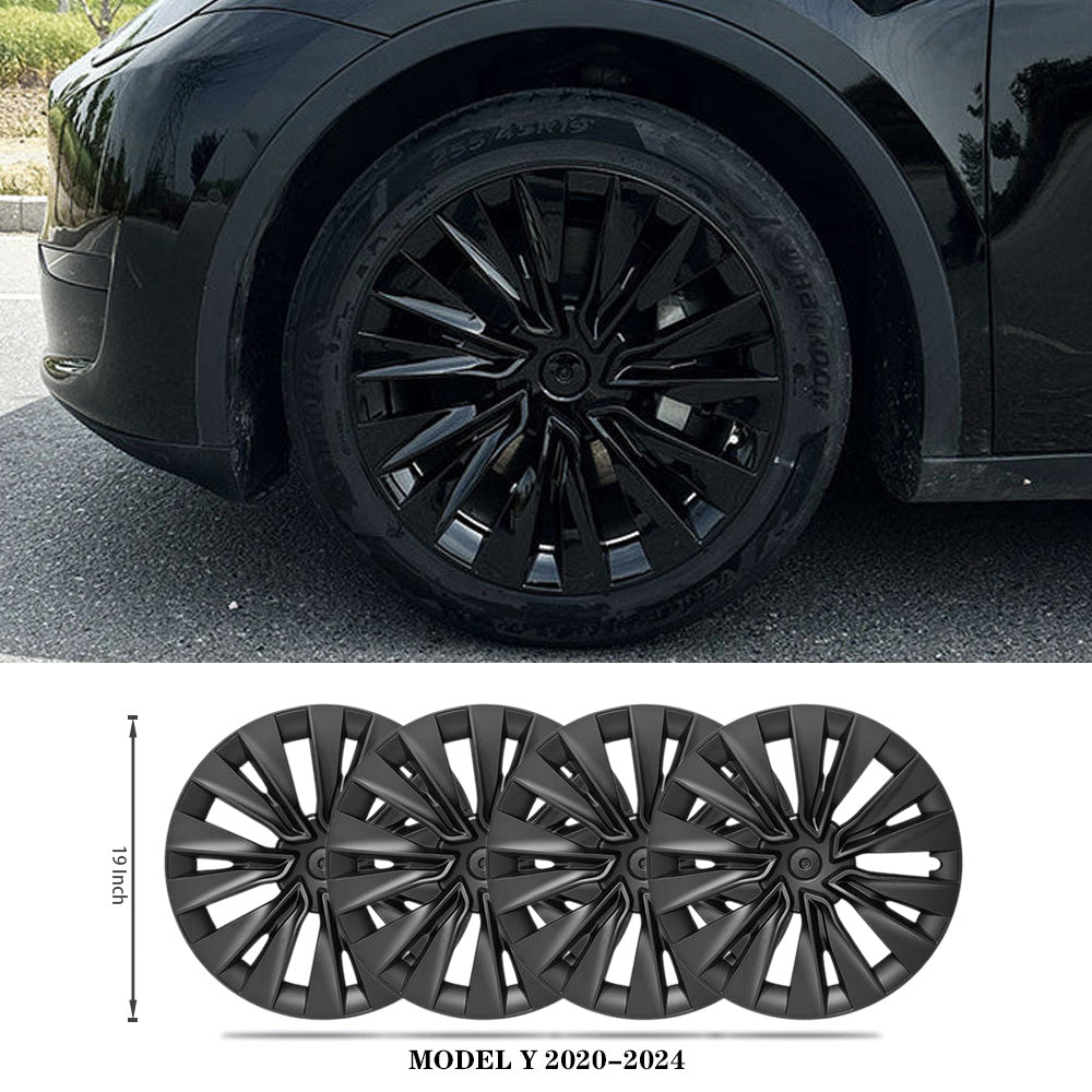 Nova Wheel Covers for Tesla Model Y (2020-2024) | 19” Gemini Wheel Replacement Covers | OEM-Style Protection & Sleek Design