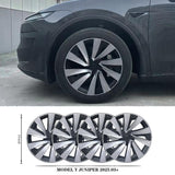 Model Y Juniper 19 Inch Wheel Covers for Tesla Crossflow Wheels Spiral Style Aero Hubcaps 4PCS