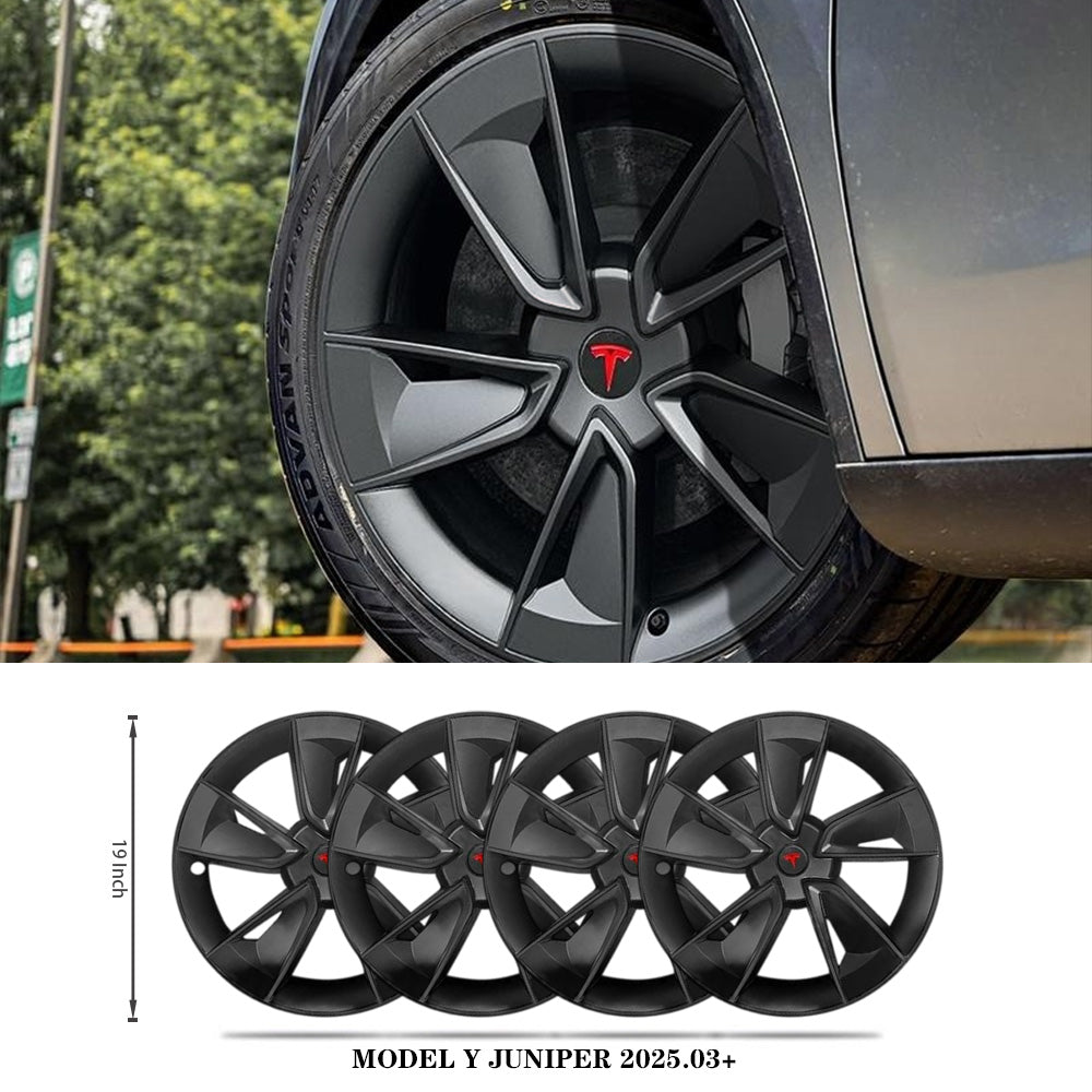 Model Y Juniper 19 Inch Wheel Covers With Performance Style Hub Caps 4PCS