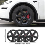 Model Y Juniper 19" Wheel Covers with Futuristic Off-Road Style Hubcaps Full Rim Protectors for Tesla