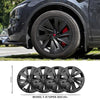 Tessgo 19" Spiral Style Dual-Color Wheel Covers for Tesla Model Y Juniper