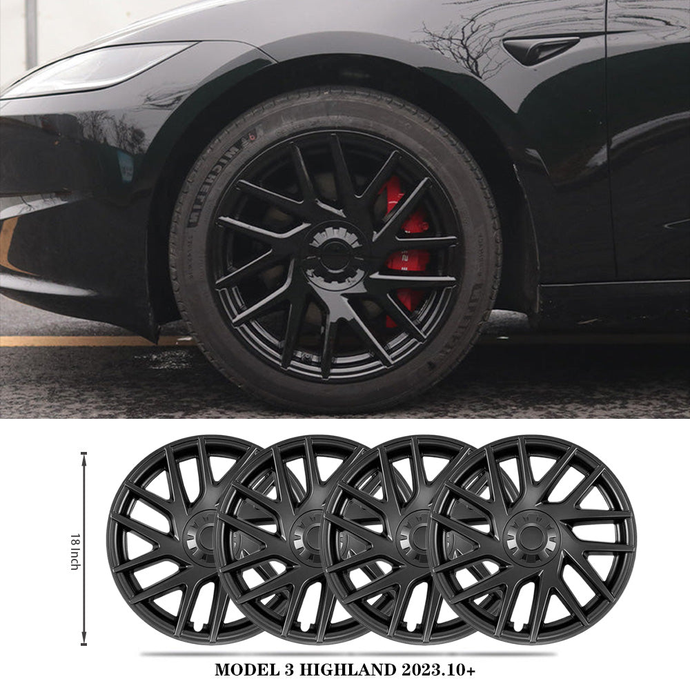 Tesla Aero Wheel Cover for 2023.10+ New Model 3 Highland 18'' Photon Wheels
