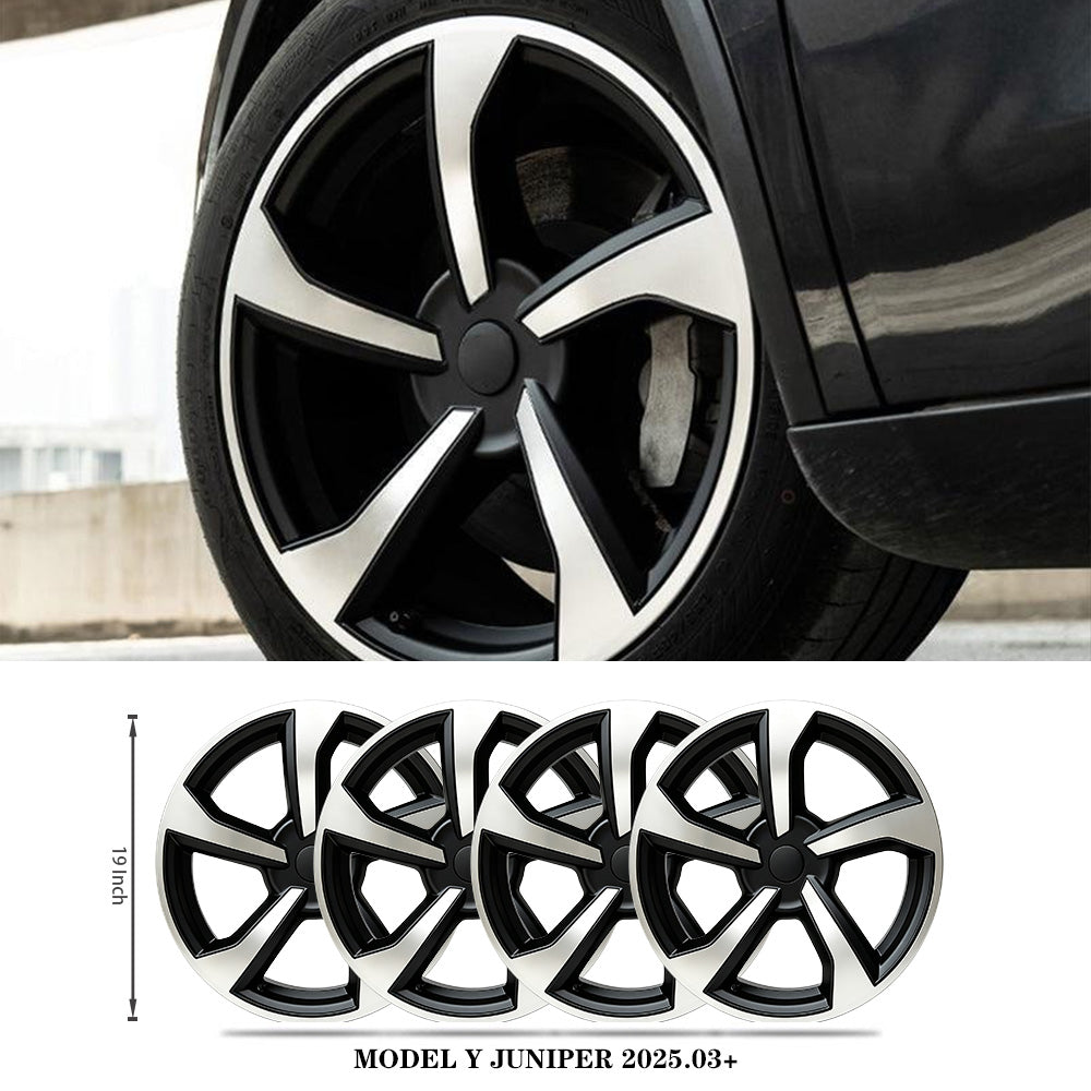 Tessgo 19''Crossflow Wheels Cover Hubcaps for Tesla Model Y Juniper 2025+ Replacement(4 PCS)