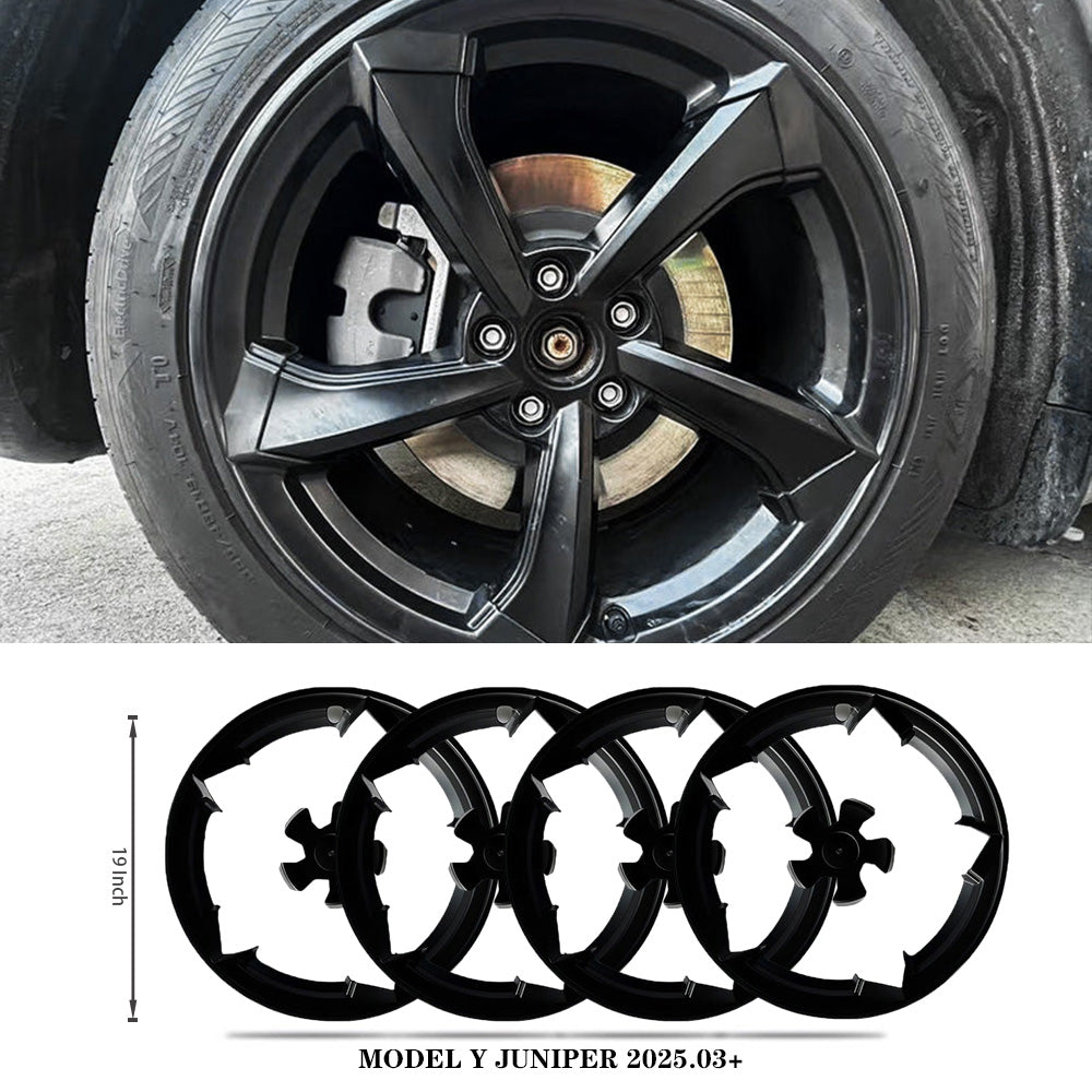 Premium Rim Protector for Model Y Juniper (2026+) 19" Crossflow Wheels – Curb Rash Protection, OEM Fit & Stylish Upgrade